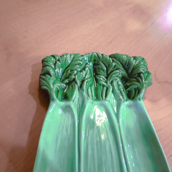 Ceramic Vintage ‘78, Signed, Handmade Celery Dish - Picture 4 of 8